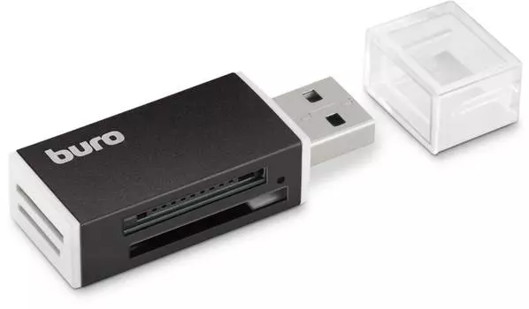 Картридер USB2.0 Buro BU-CR-3104 черный