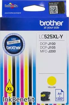 Картридж Brother LC525XLY желтый