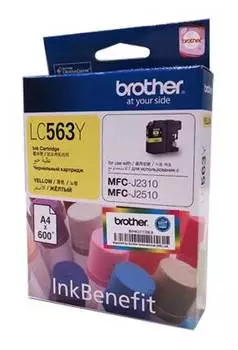 Картридж Brother LC563Y желтый