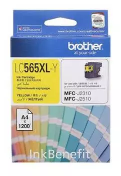 Картридж Brother LC565XLY желтый
