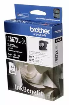 Картридж Brother LC567XLBK черный