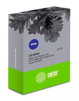 Картридж Cactus 1750076156 черный (cs-np06)
