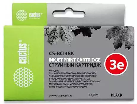 Картридж Cactus CS-BCI3BK черный