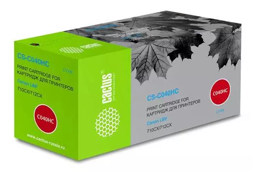 Картридж Cactus CS-C040HC 040 H C голубой