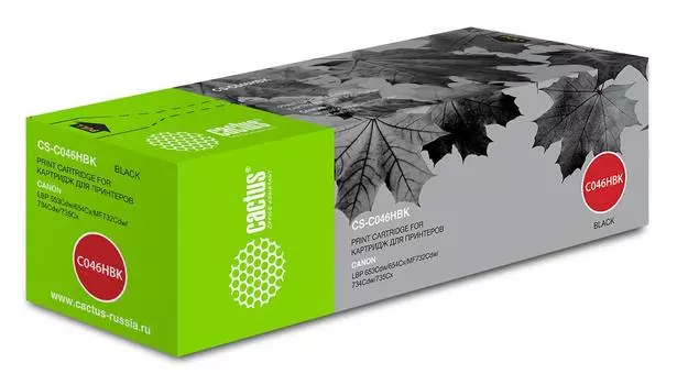 Картридж Cactus CS-C046HBK 046 H BK черный