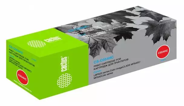 Картридж Cactus CS-C054HC 054 H C голубой