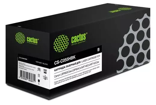 Картридж Cactus CS-C055HBK 055 H BK черный