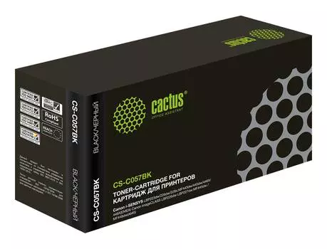 Картридж Cactus CS-C057BK 057 H черный