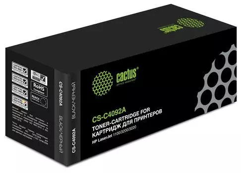 Картридж Cactus CS-C4092A C4092A черный