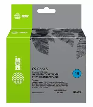 Картридж Cactus CS-C6615 №15 черный