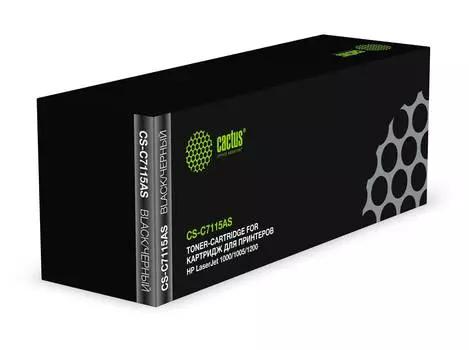 Картридж Cactus CS-C7115AS C7115A черный