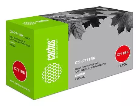 Картридж Cactus CS-C711BK 711 BK черный
