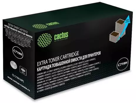 Картридж Cactus CS-C719H-MPS 719HX черный