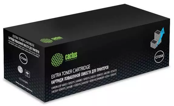 Картридж Cactus CS-C725X-MPS 725X черный