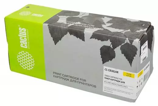 Картридж Cactus CS-CB382AR CB382A желтый