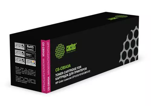 Картридж Cactus CS-CB543A CB543A пурпурный