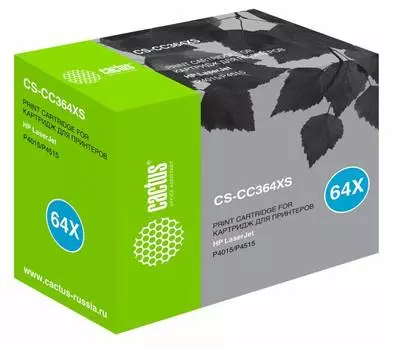 Картридж Cactus CS-CC364XS CC364X черный