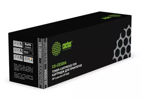Картридж Cactus CS-CE320A CE320A черный