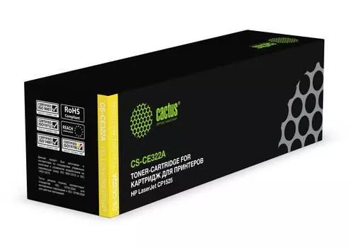 Картридж Cactus CS-CE322A CE322A желтый