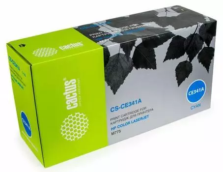 Картридж Cactus CS-CE341A CE341A голубой