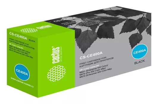 Картридж Cactus CS-CE400A CE400A черный