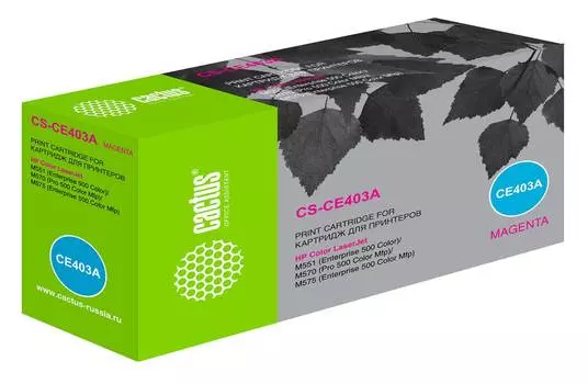 Картридж Cactus CS-CE403A CE403A пурпурный