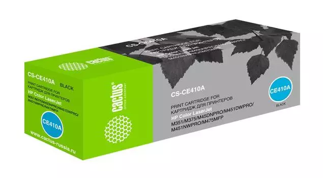 Картридж Cactus CS-CE410A CE410A черный