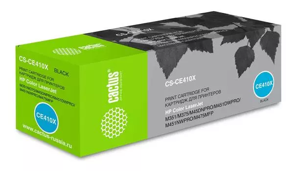 Картридж Cactus CS-CE410X CE410X черный