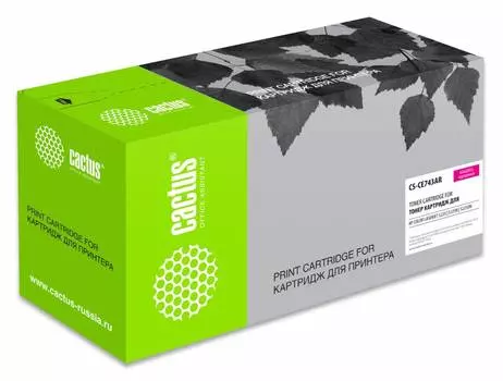 Картридж Cactus CS-CE743AR пурпурный