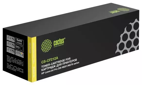 Картридж Cactus CS-CF212A CF212A желтый