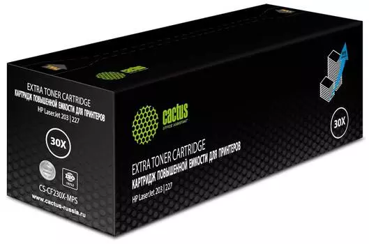 Картридж Cactus CS-CF230X-MPS CF230XX черный