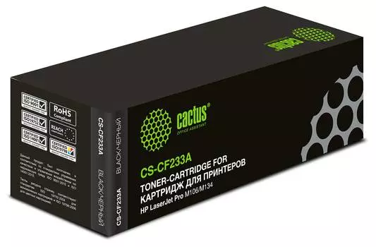 Картридж Cactus CS-CF233A CF233A черный