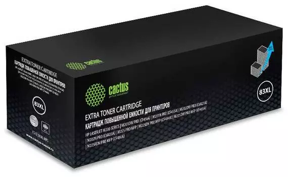 Картридж Cactus CS-CF283XL-MPS CF283XX черный