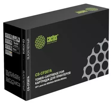 Картридж Cactus CS-CF287A CF287A черный