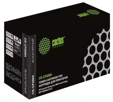 Картридж Cactus CS-CF289A CF289A (есть ограничения по прошивке) черный