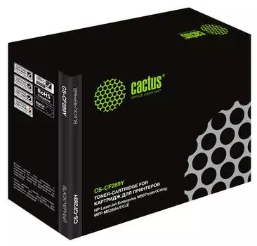 Картридж Cactus CS-CF289Y CF289Y (есть ограничения по прошивке) черный