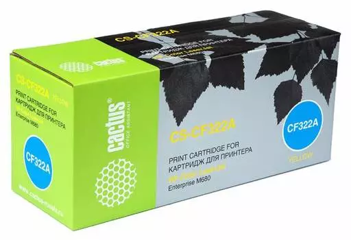Картридж Cactus CS-CF322AR желтый