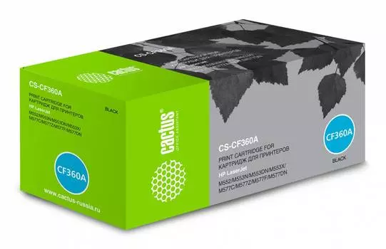 Картридж Cactus CS-CF360A CF360A черный