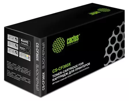 Картридж Cactus CS-CF360X CF360X черный
