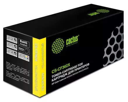Картридж Cactus CS-CF362X CF362X желтый