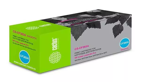 Картридж Cactus CS-CF383A CF383A пурпурный