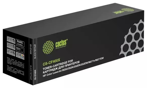 Картридж Cactus CS-CF400X CF400X черный