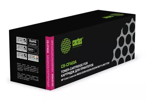 Картридж Cactus CS-CF403A CF403A пурпурный