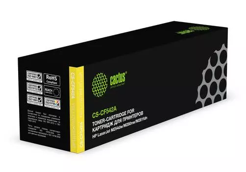 Картридж Cactus CS-CF542A CF542A желтый