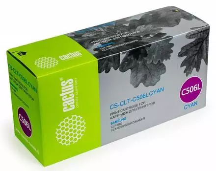 Картридж Cactus CS-CLT-C506L CLT-C506L голубой