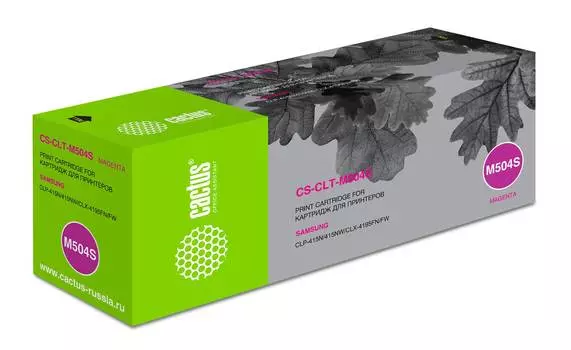 Картридж Cactus CS-CLT-M504S CLT-M504S пурпурный