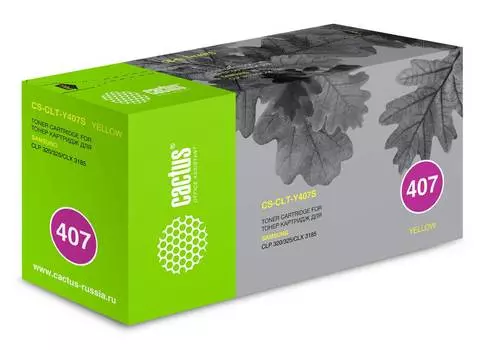 Картридж Cactus CS-CLT-Y407S CLT-Y407S желтый