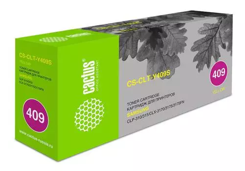 Картридж Cactus CS-CLT-Y409S CLT-Y409S желтый
