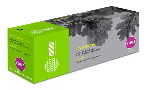 Картридж Cactus CS-CLT-Y504S CLT-Y504S желтый