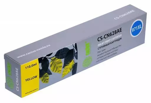 Картридж Cactus CS-CN628AE №971XL желтый